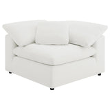 Raleigh 5-piece Boucle Upholstered Modular Sectional Ivory from Coaster - Luna Furniture