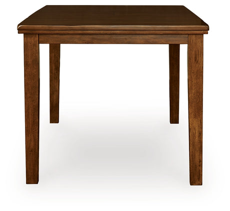 Ralene Medium Brown Counter Height Dining Extension Table from Ashley - Luna Furniture