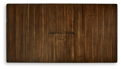 Ralene Medium Brown Counter Height Dining Extension Table from Ashley - Luna Furniture