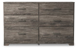 Ralinksi Full Panel Bed with Dresser in Gray from Ashley - Luna Furniture
