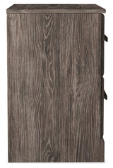 Ralinksi King Panel Bed with Mirrored Dresser, Chest and Nightstand in Gray from Ashley - Luna Furniture