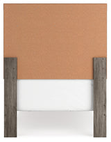 Ralinksi Twin Panel Bed with Dresser in Gray from Ashley - Luna Furniture