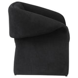 Ramsey Black Upholstered Sloped Arm Accent Chair from Coaster - Luna Furniture