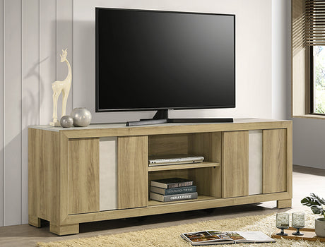 Rangley Driftwood TV Stand from Crown Mark - Luna Furniture