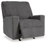 Rannis Pewter Twin Sofa Sleeper and Recliner from Ashley - Luna Furniture