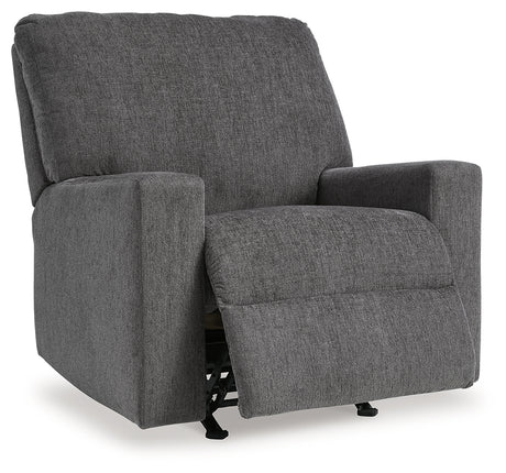 Rannis Pewter Twin Sofa Sleeper and Recliner from Ashley - Luna Furniture