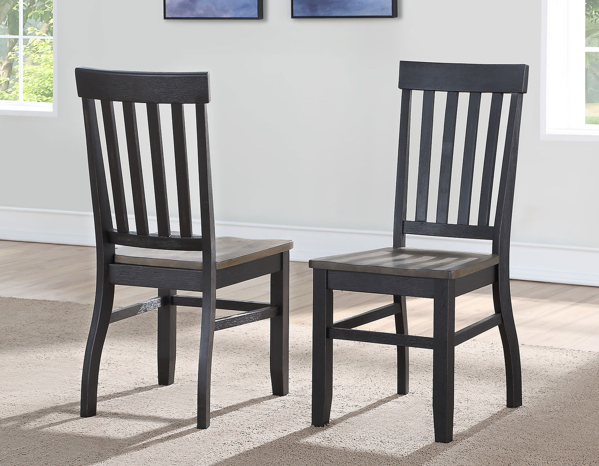 Raven Noir Ebony/Driftwood Dining Room Set from Steve Silver - Luna Furniture