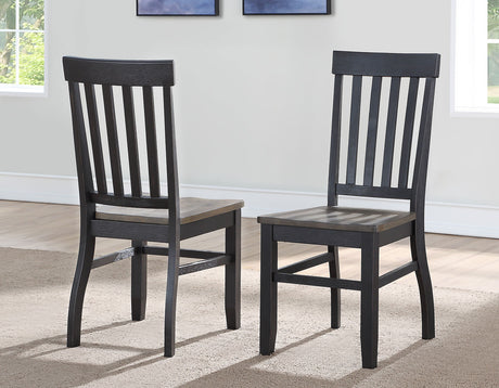 Raven Noir Ebony/Driftwood Dining Room Set from Steve Silver - Luna Furniture