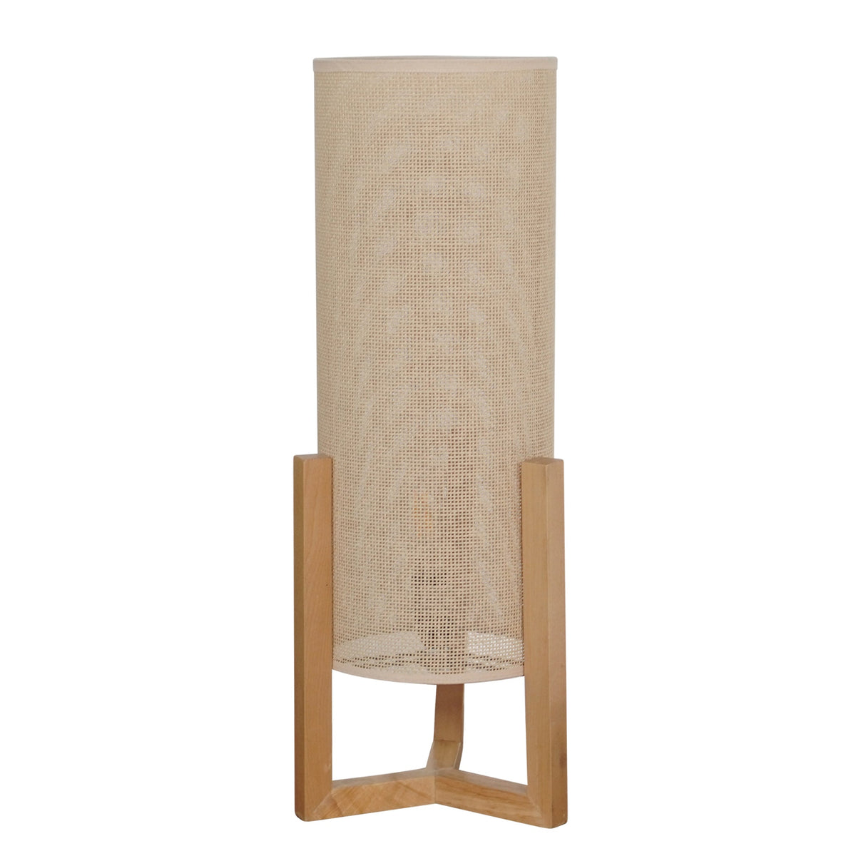 Rayna Table Lamp Oak and Natural from Ashcroft Furniture - Luna Furniture