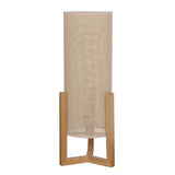 Rayna Table Lamp Oak and Natural from Ashcroft Furniture - Luna Furniture