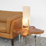Rayna Table Lamp Oak and Natural from Ashcroft Furniture - Luna Furniture