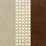 Rayo Camel Rattan Cane Back Accent Chair with Padded Seat from Coaster - Luna Furniture