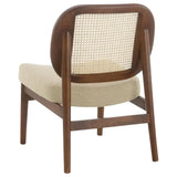 Rayo Camel Rattan Cane Back Accent Chair with Padded Seat from Coaster - Luna Furniture