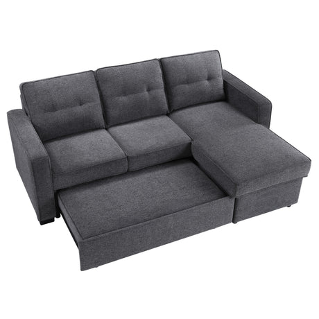 Noah Gray Flippable Convertible Storage Sleeper Chofa from Steve Silver - Luna Furniture