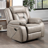 Tyson Gray Glider Recliner Chair from Steve Silver - Luna Furniture