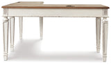 Realyn Lift-top Desk, L-shaped Desk and 4 Bookcases from Ashley Furniture - Luna Furniture