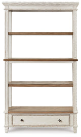 Realyn Lift-top Desk, L-shaped Desk and 4 Bookcases from Ashley Furniture - Luna Furniture