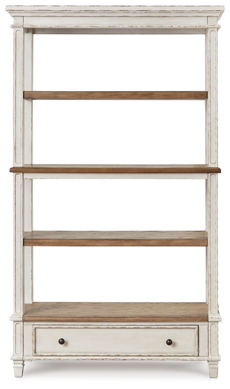 Realyn Lift-top Desk, L-shaped Desk and 4 Bookcases from Ashley - Luna Furniture