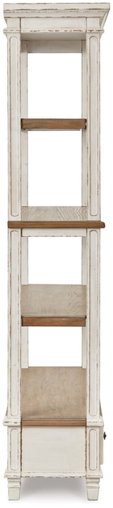 Realyn Lift-top Desk, L-shaped Desk and 4 Bookcases from Ashley Furniture - Luna Furniture