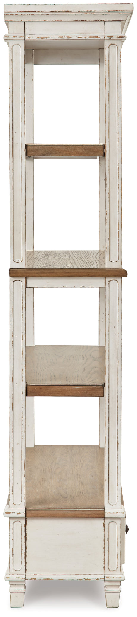 Realyn Lift-top Desk, L-shaped Desk and 4 Bookcases from Ashley - Luna Furniture