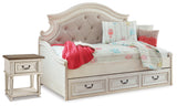 Realyn Twin Storage Daybed, Dresser and Nightstand from Ashley - Luna Furniture