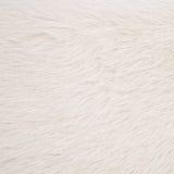 Rebecca Cream Faux Fur Upholstered Eastern King Bed from Coaster - Luna Furniture