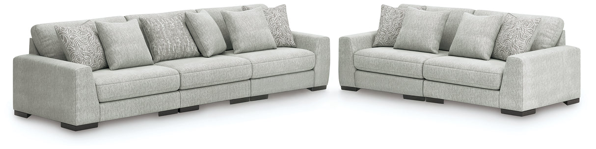 Regent Park Pewter Living Room Set from Ashley - Luna Furniture