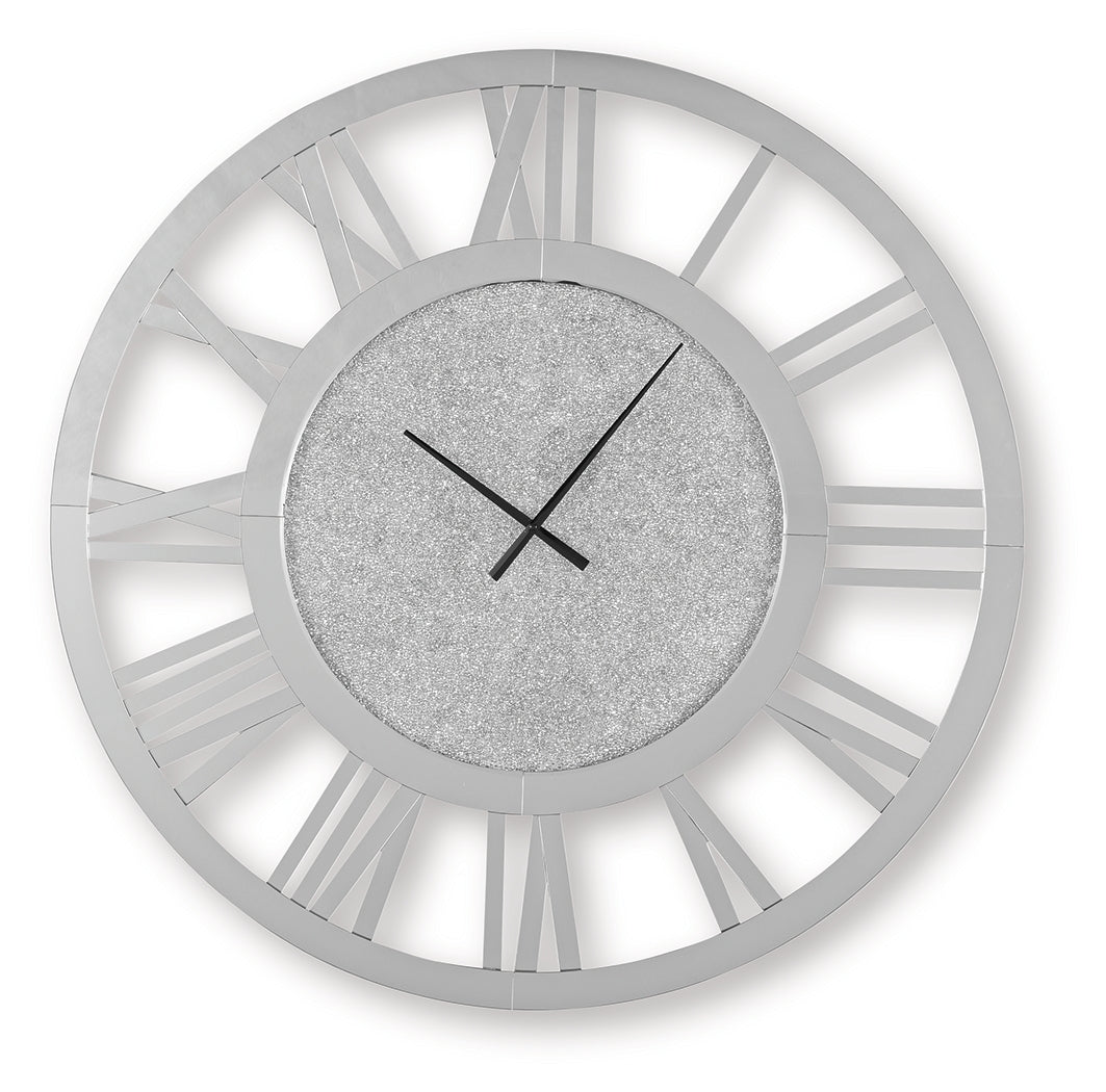 Reinport Mirror Wall Clock from Ashley - Luna Furniture
