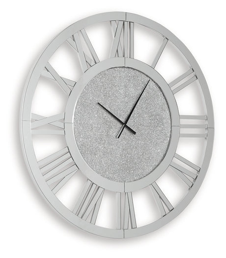 Reinport Mirror Wall Clock from Ashley - Luna Furniture