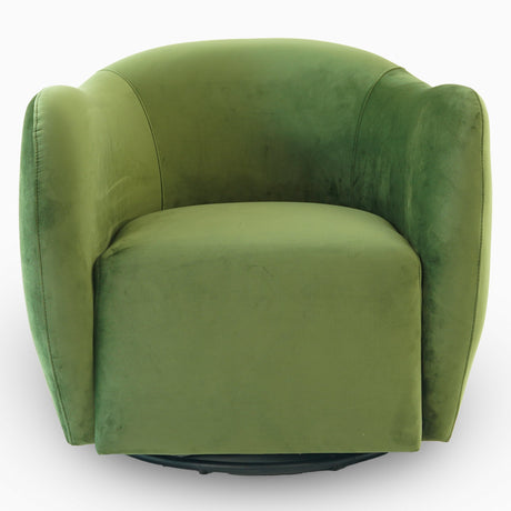 Renee Green Velvet Swivel Chair from Midinmod - Luna Furniture