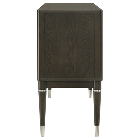 Reseda Ash Brown 4-Door Dining Sideboard Server from Coaster - Luna Furniture