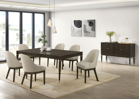 Reseda Ash Brown 8-piece Dining Set With Sideboard from Coaster - Luna Furniture