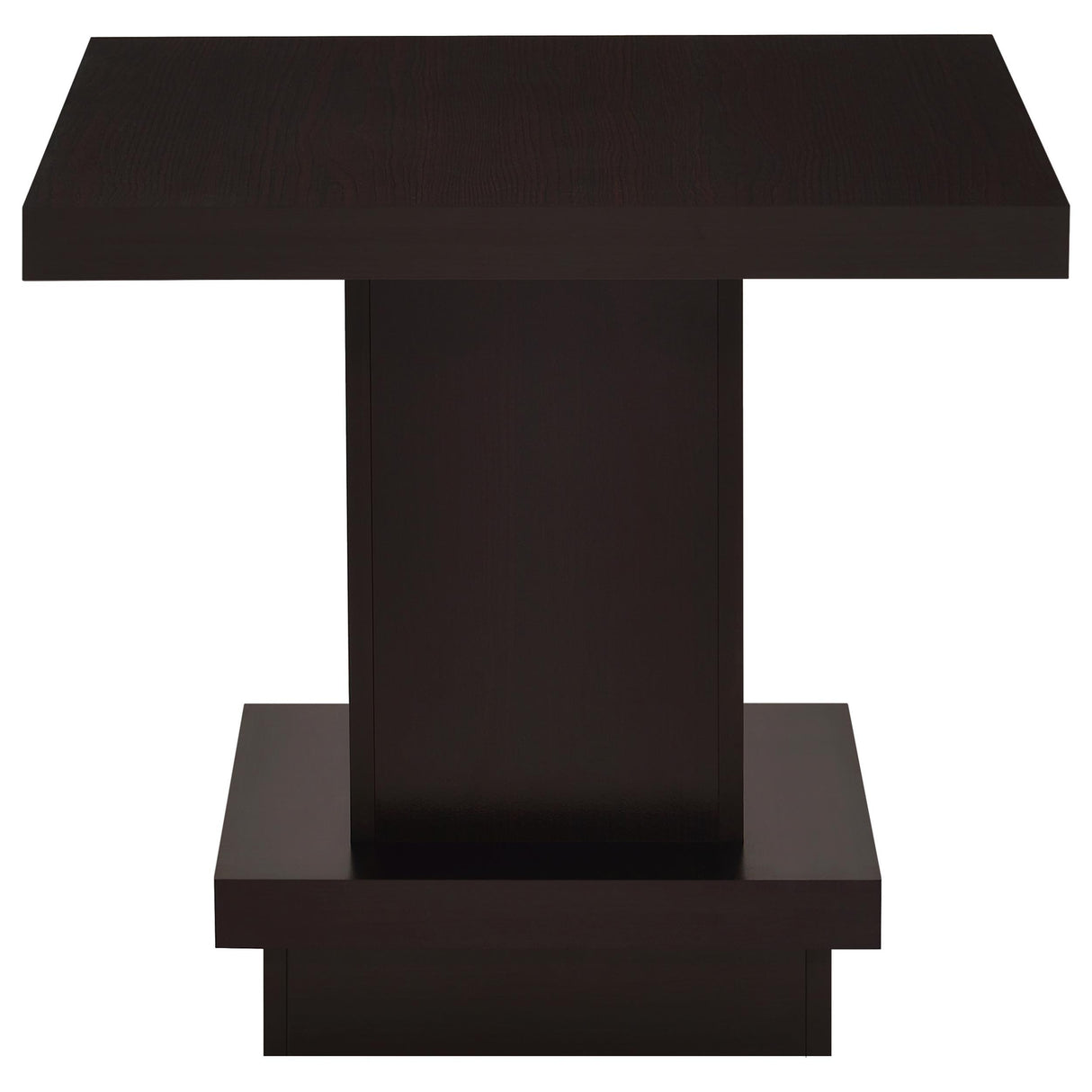 Reston Cappuccino 2-Piece Square Coffee and End Table Set from Coaster - Luna Furniture