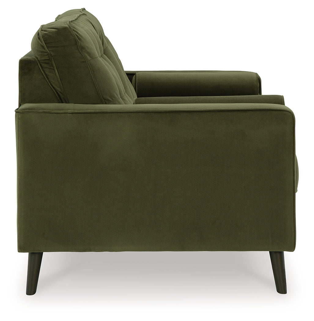Reveon Lakes Olive Loveseat from Ashley - Luna Furniture