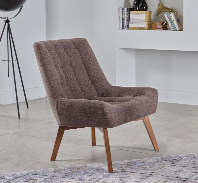 Revere Brown Accent Chair from Bellona - Luna Furniture