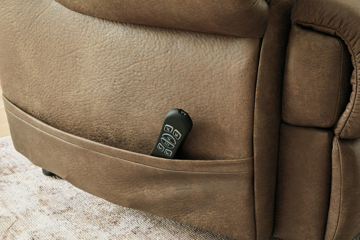 Revived and Restored Earth Power Lift Recliner from Ashley - Luna Furniture