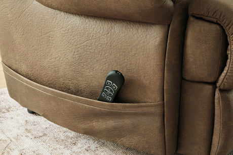 Revived and Restored Earth Power Lift Recliner from Ashley - Luna Furniture
