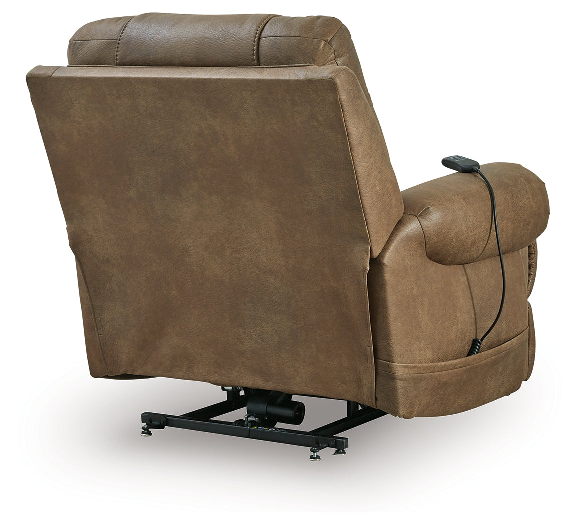 Revived and Restored Earth Power Lift Recliner from Ashley - Luna Furniture
