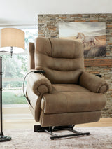 Revived and Restored Earth Power Lift Recliner from Ashley - Luna Furniture