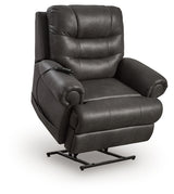 Revived and Restored Granite Power Lift Recliner from Ashley - Luna Furniture