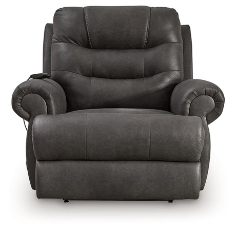 Revived and Restored Granite Power Lift Recliner from Ashley - Luna Furniture