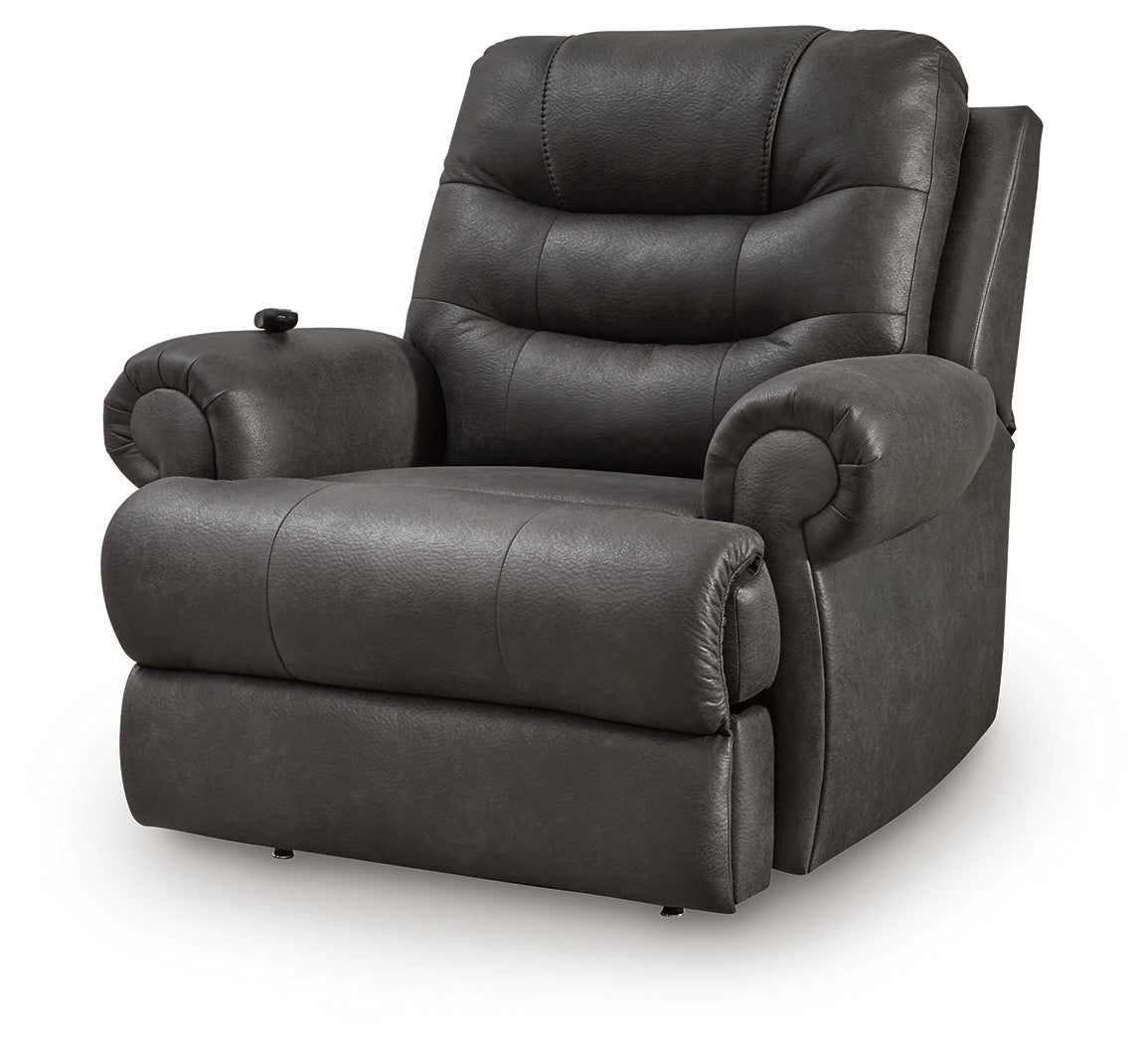 Revived and Restored Granite Power Lift Recliner from Ashley - Luna Furniture
