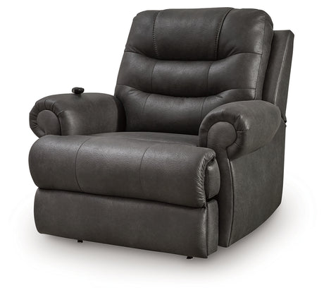 Revived and Restored Granite Power Lift Recliner from Ashley - Luna Furniture