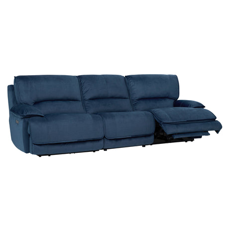 Olsen 3-Piece Dual-Power Zero-Gravity Modular Reclining Sofa, Indigo from Steve Silver - Luna Furniture