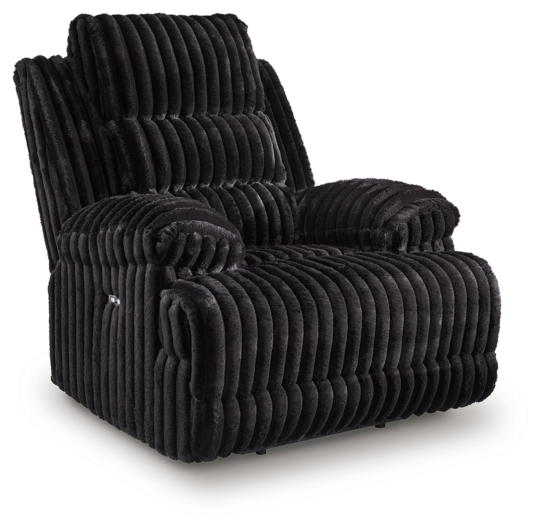Rhine Falls Onyx Power Recliner from Ashley - Luna Furniture