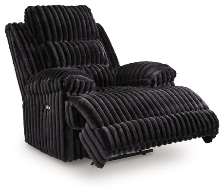 Rhine Falls Onyx Power Recliner from Ashley - Luna Furniture