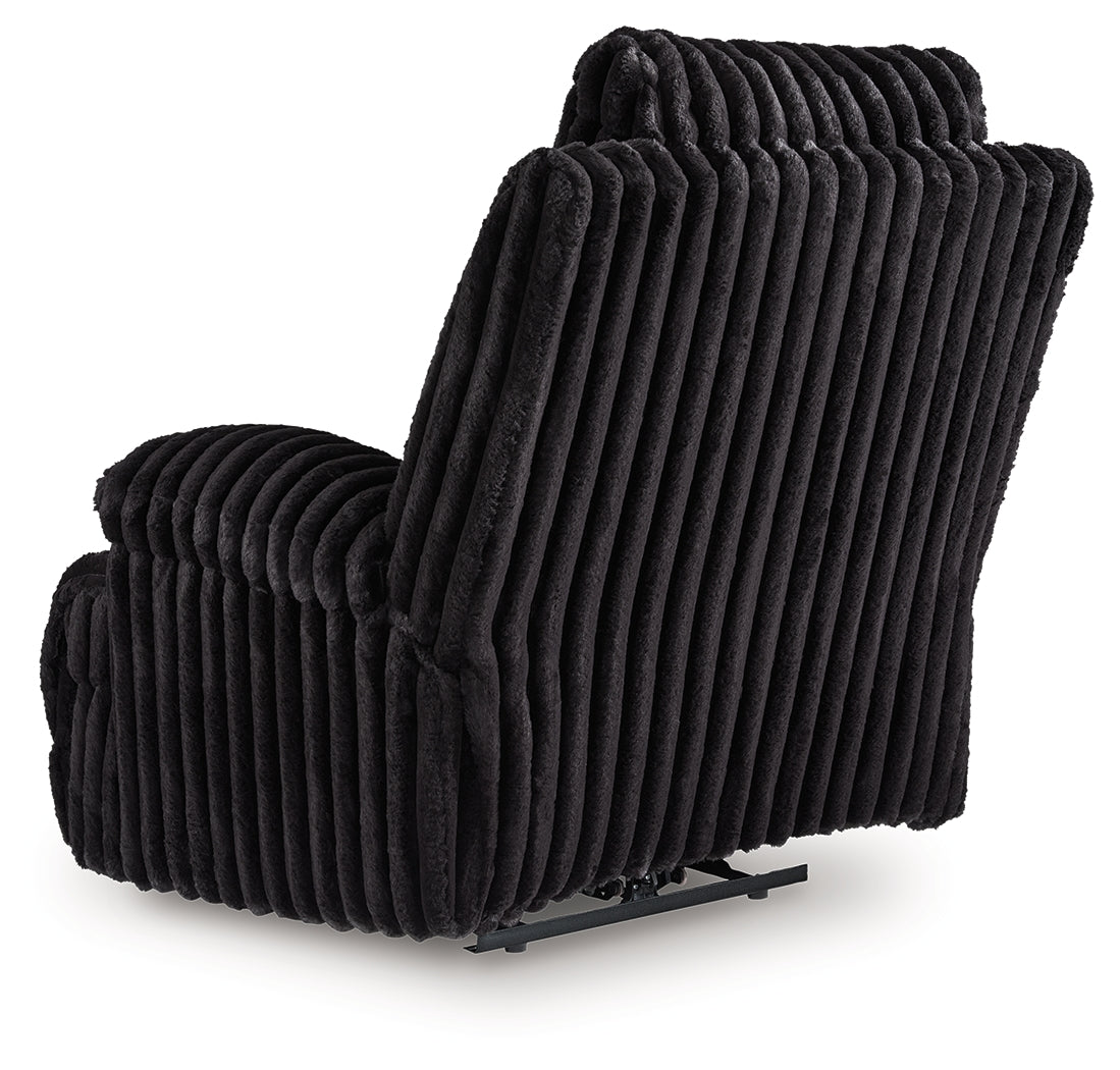 Rhine Falls Onyx Power Recliner from Ashley - Luna Furniture