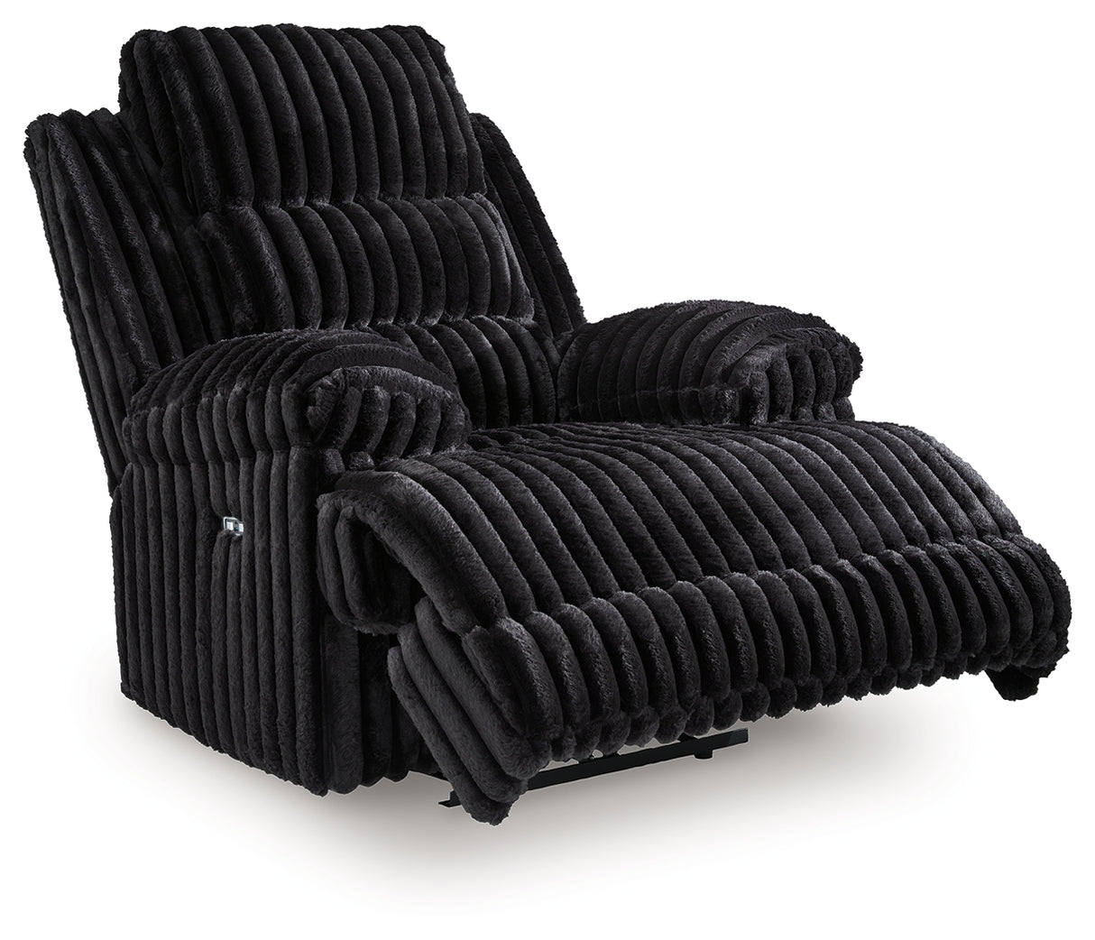 Rhine Falls Black Power Reclining Sofa and Power Recliner from Ashley - Luna Furniture
