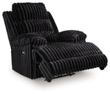 Rhine Falls Black Power Reclining Sofa and Power Recliner from Ashley - Luna Furniture