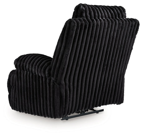 Rhine Falls Black Power Reclining Sofa and Power Recliner from Ashley - Luna Furniture